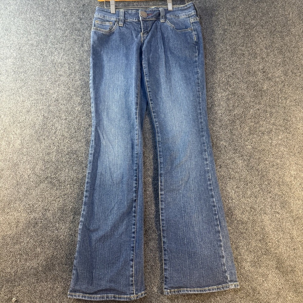 Y2K Tommy Jeans Womens Size 5 Low Rise Bootcut Flare Jeans Blue 28x29 2004